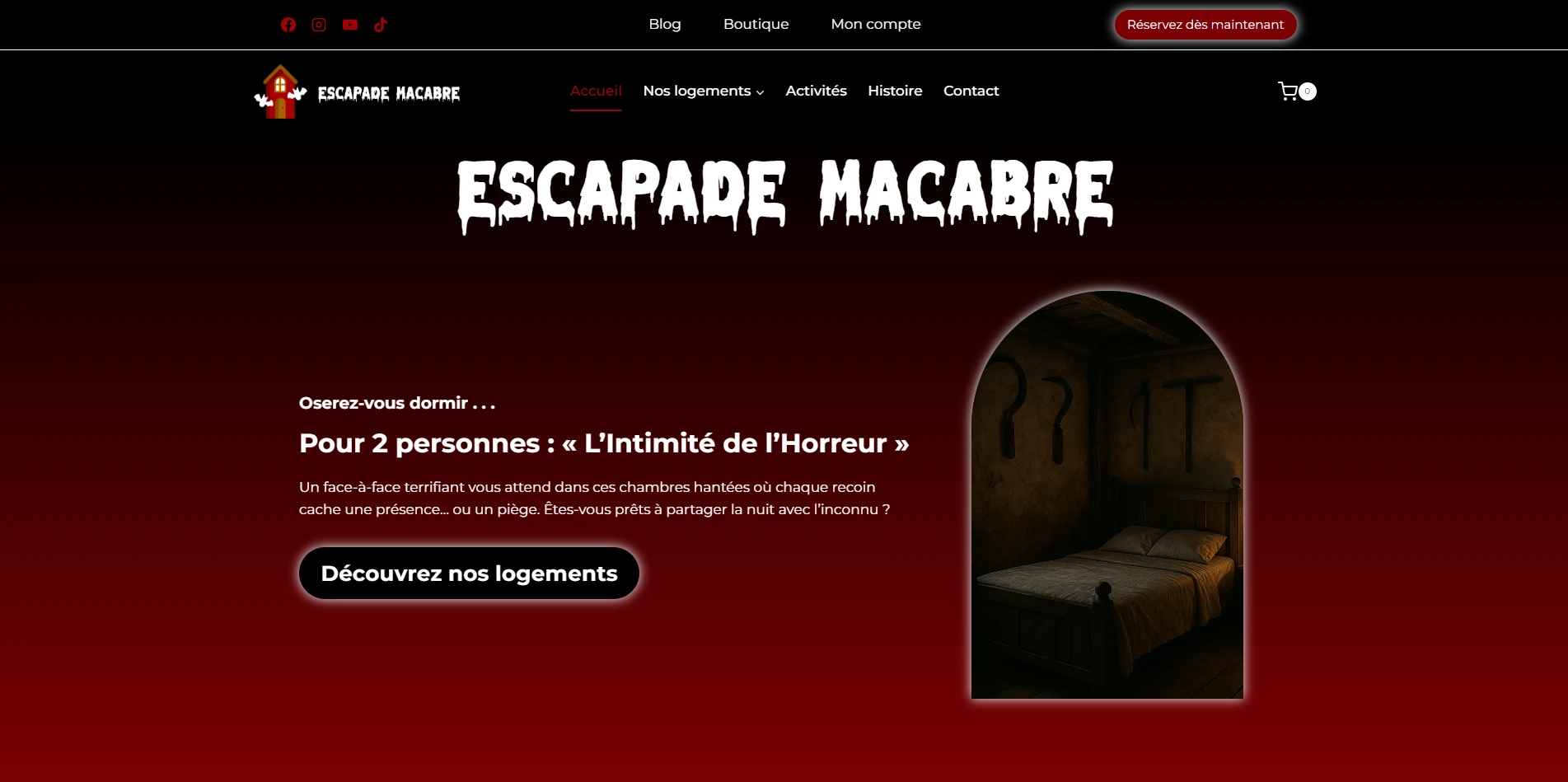 escapade_macabre page accueil escapade_macabre