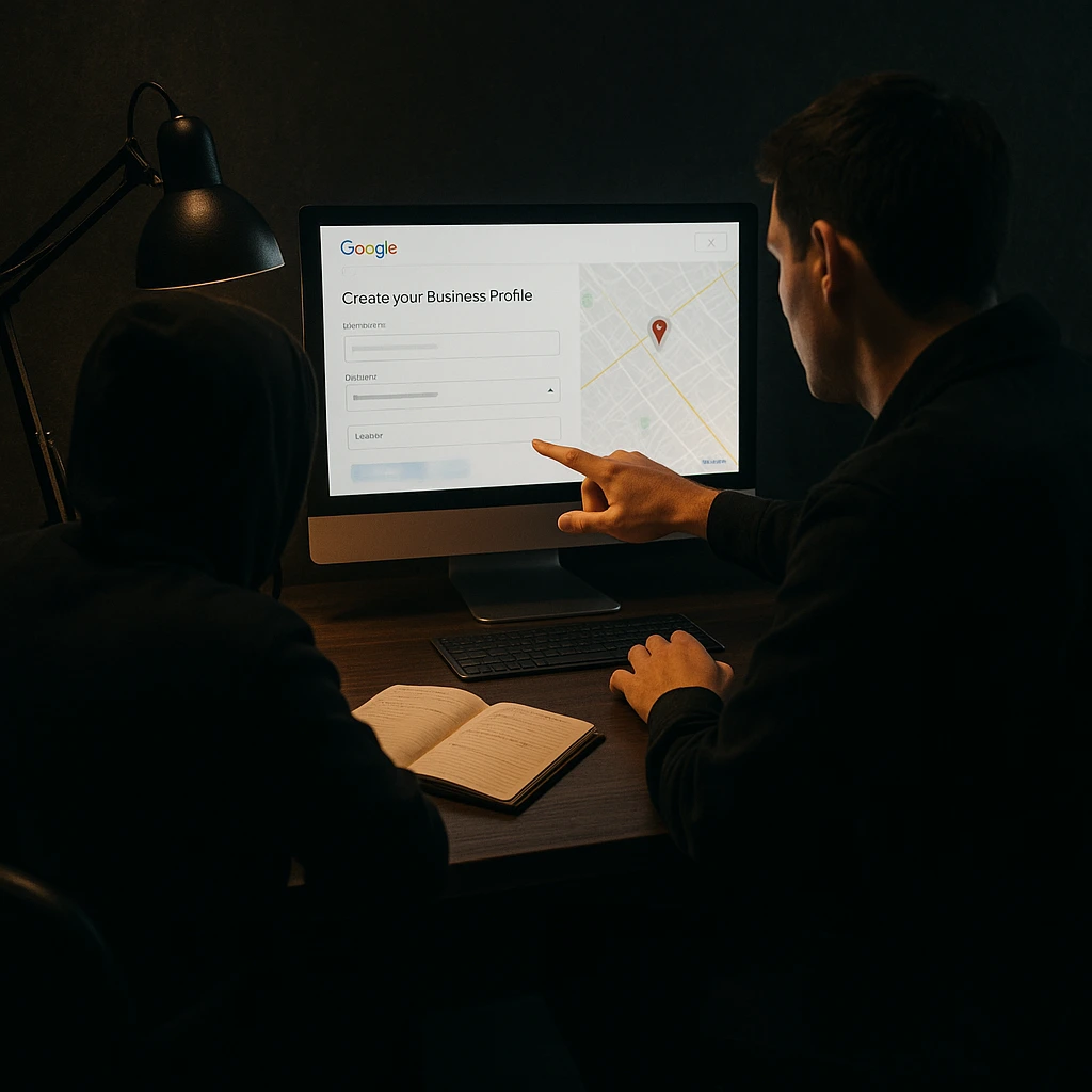 Accompagnement création fiche google my business
